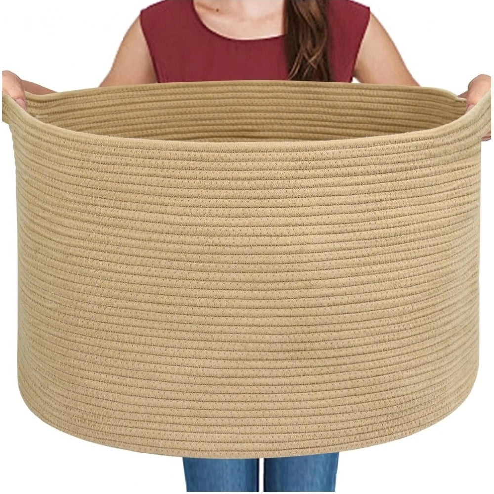 Handcrafted Large Floor Storage Basket