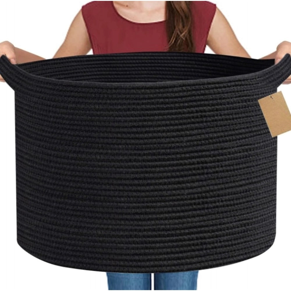 Handcrafted Large Floor Storage Basket