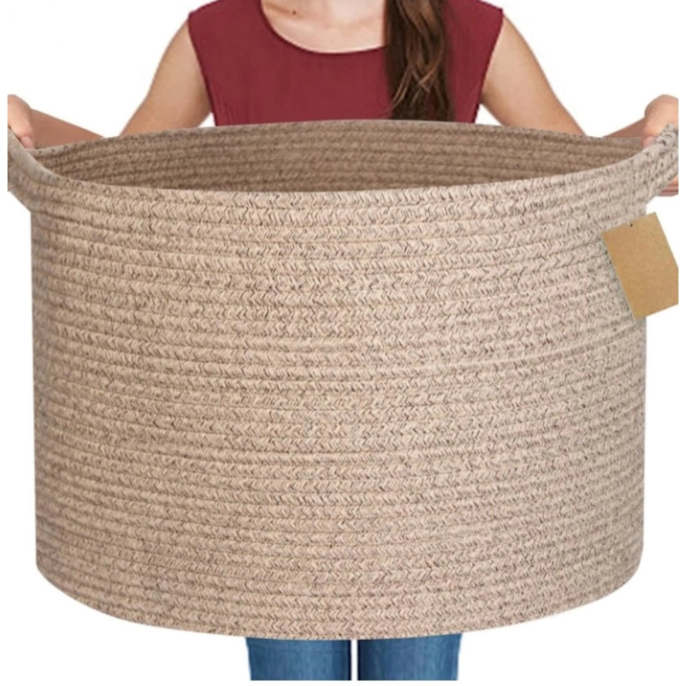 Handcrafted Large Floor Storage Basket