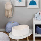 Handcrafted Oval Storage Basket