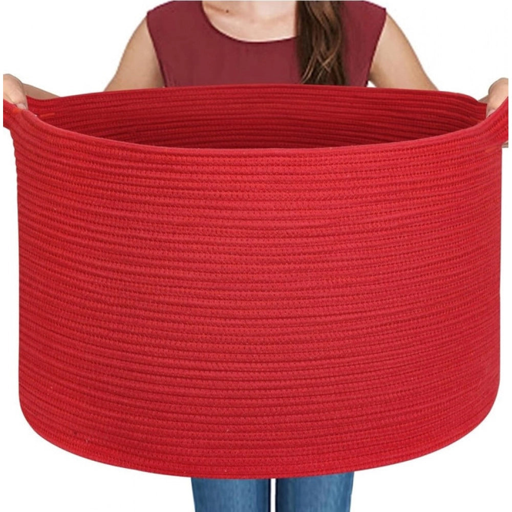 Handcrafted Large Floor Storage Basket