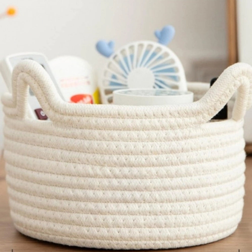 Handcrafted Petite Tabletop Basket