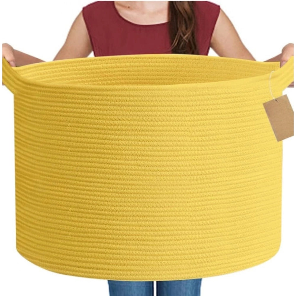 Handcrafted Large Floor Storage Basket